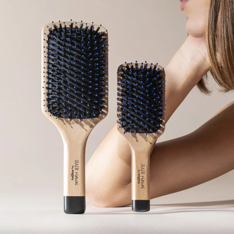 Hair Rituel by Sisley The Pocket Brush Radiance & Softness perie pentru un par stralucitor si catifelat 1 buc