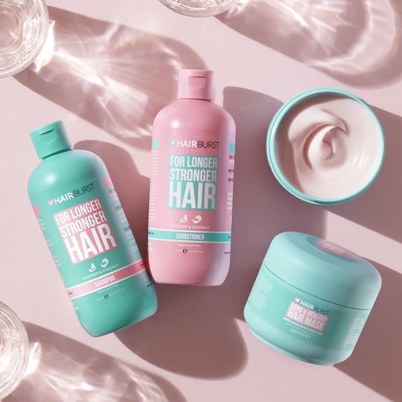 Hairburst Long & Healthy Hair Mask Mini mască nutritivă și hidratantă pentru păr 30 ml