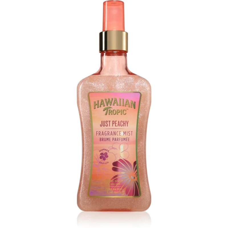 Hawaiian Tropic Perfumes Just Peachy spray pentru corp cu particule stralucitoare pentru femei 250 ml