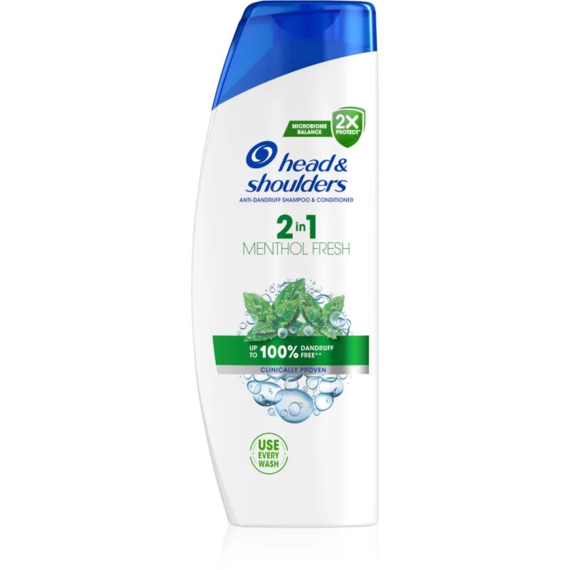 Menthol Fresh 2in1 sampon si balsam 2 in 1 anti matreata 625 ml