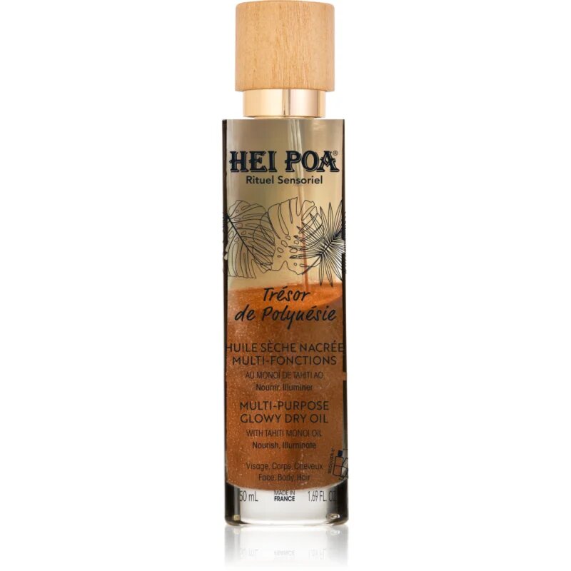 Hei Poa Treasure of Polynesia ulei multifuncțional pentru față corp și păr 50 ml