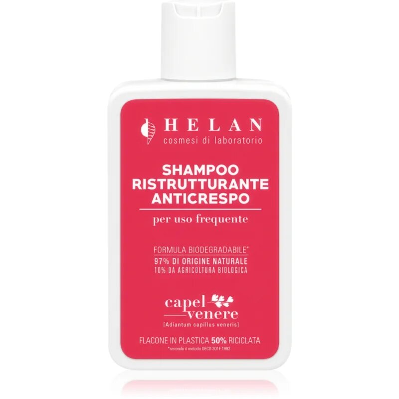 Helan CAPELVENERE Anti-Frizz Restructuring Shampoo sampon pentru indreptarea parului pentru par ondulat si cret 200 ml