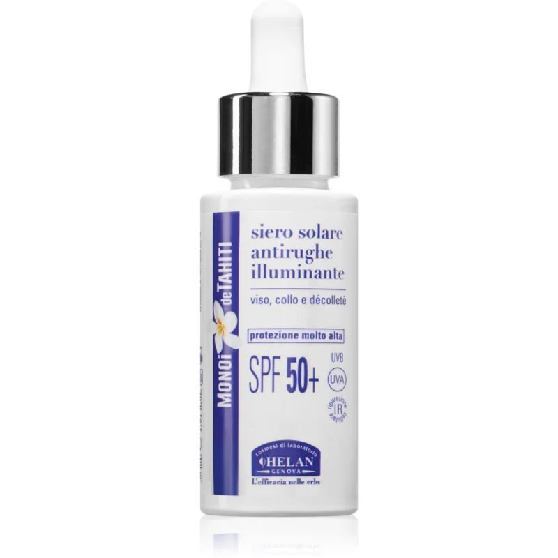 Helan MONOÏ de TAHITI Sun Serum ser cu efect iluminator antirid SPF 50+ 30 ml