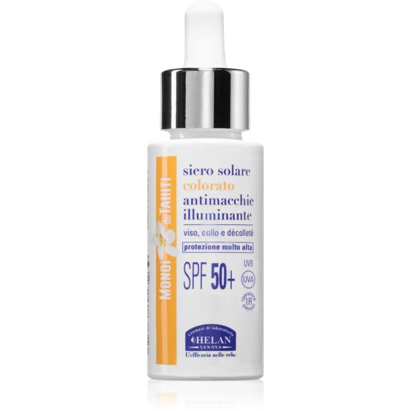 Helan MONOÏ de TAHITI Tinted Sun Serum tonic fluid iluminator SPF 50+ 30 ml