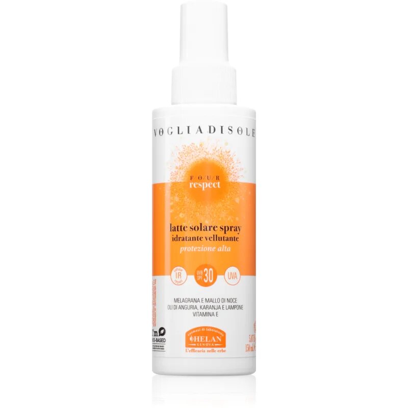 Helan Suntan Milk Spray High Protection SPF30 spay-lotiune de protectie solara SPF 30 150 ml