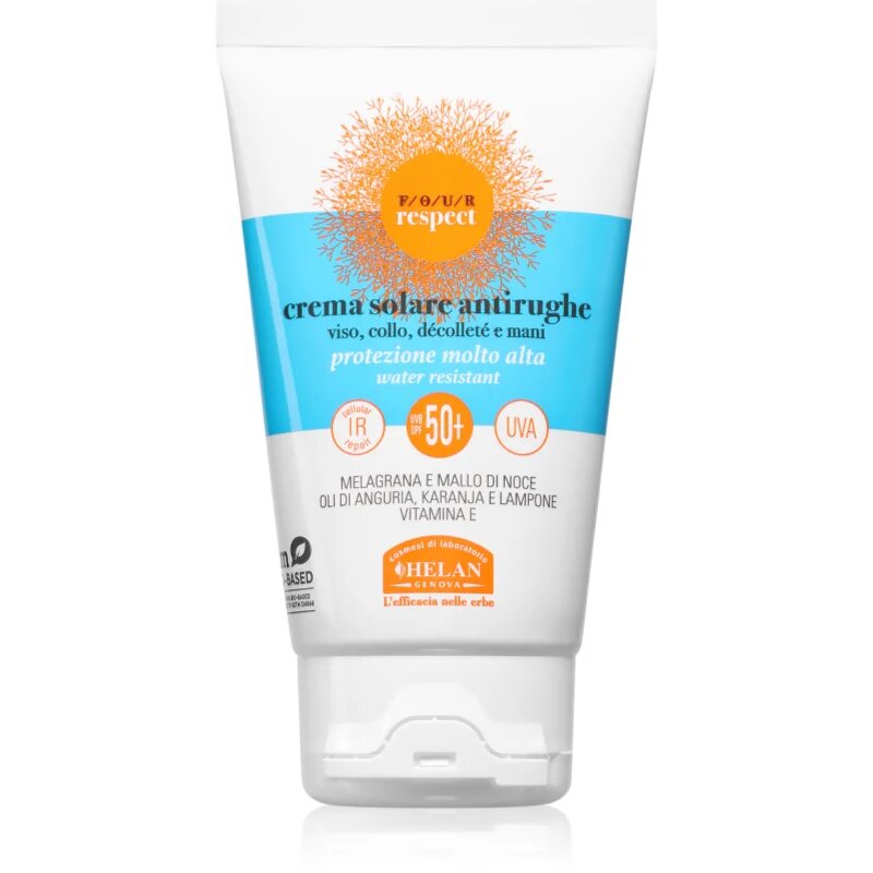 Helan VOGLIA DI SOLE FOUR RESPECT Sun Cream SPF50+ crema anti-rid plaja SPF 50+ 50 ml