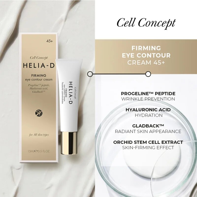 Helia-D Cell Concept crema de ochi pentru fermitate 45+ 15 ml