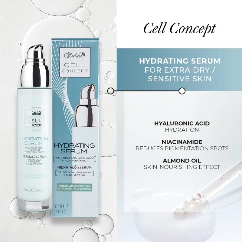 Helia-D Cell Concept ser hidratant pentru piele foarte uscata si sensibila 50 ml