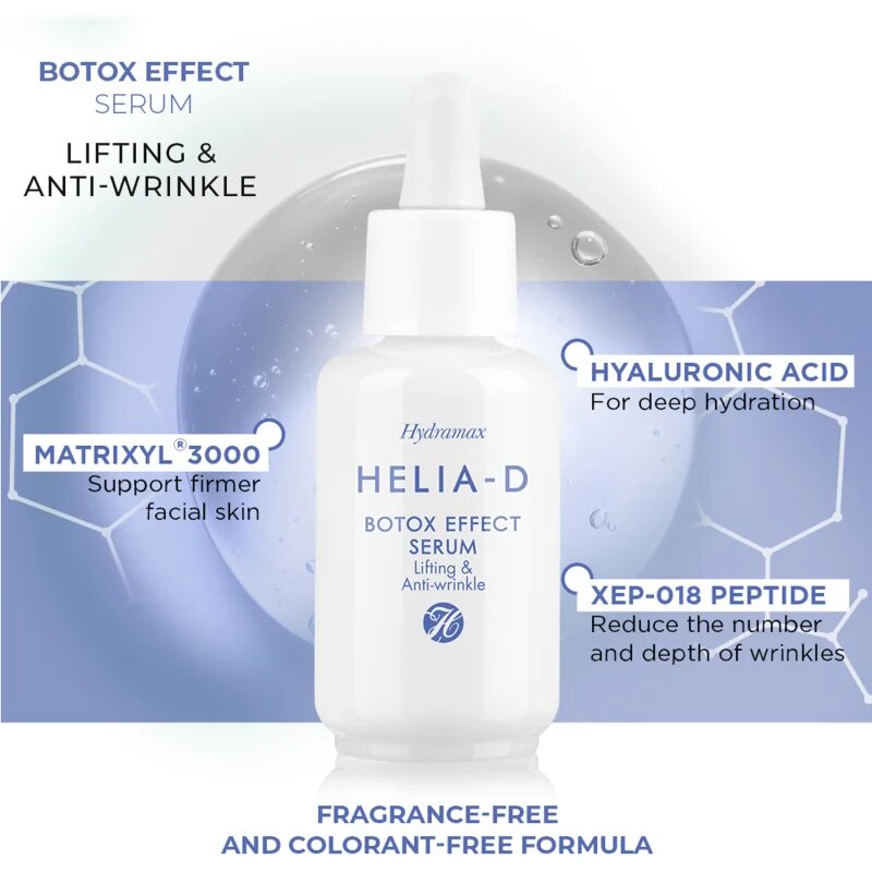 Helia-D Hydramax Botox Effect ser antirid și de ridicare 30 ml