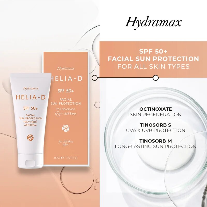 Helia-D Hydramax crema protectoare pentru fata SPF 50+ 40 ml