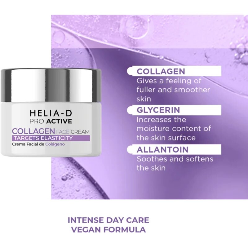 Helia-D Pro Active Collagen crema de fata sporirea elasticității tenului 50 ml