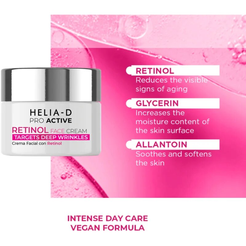 Helia-D Pro Active Retinol crema anti-rid cu retinol 50 ml