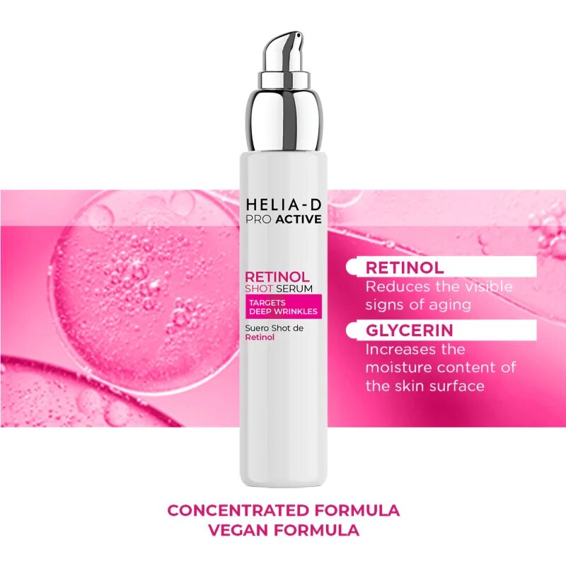 Helia-D Pro Active Retinol ser hidratant cu retinol 50 ml