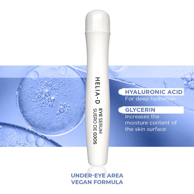 Helia-D Pro Active ser pentru ochi cu acid hialuronic 15 ml