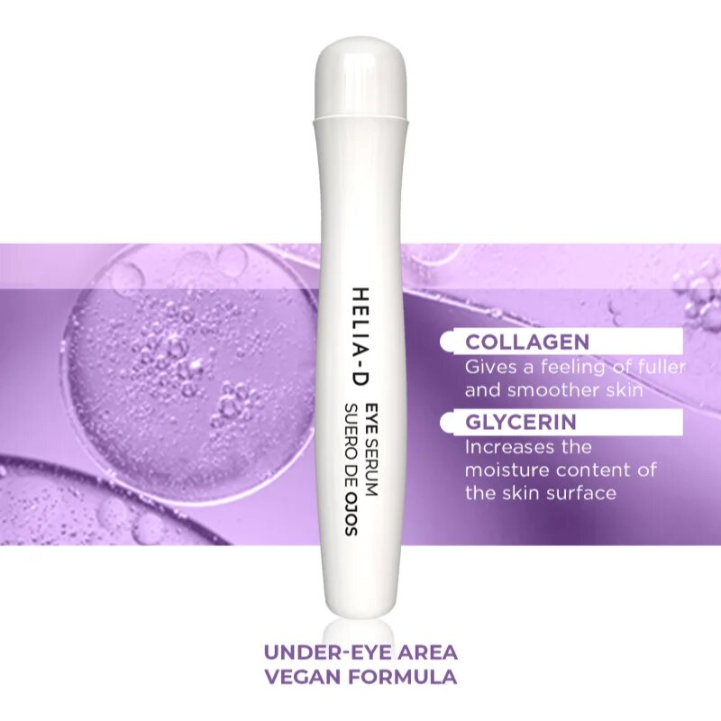 Helia-D Pro Active ser pentru ochi cu colagen 15 ml