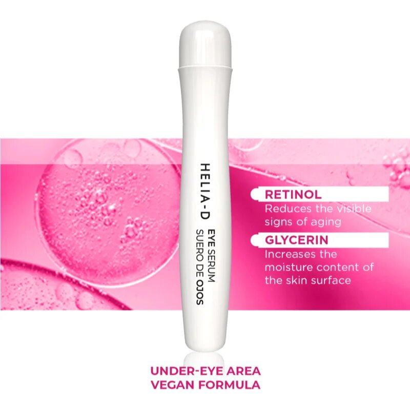 Helia-D Pro Active ser pentru ochi cu retinol 15 ml