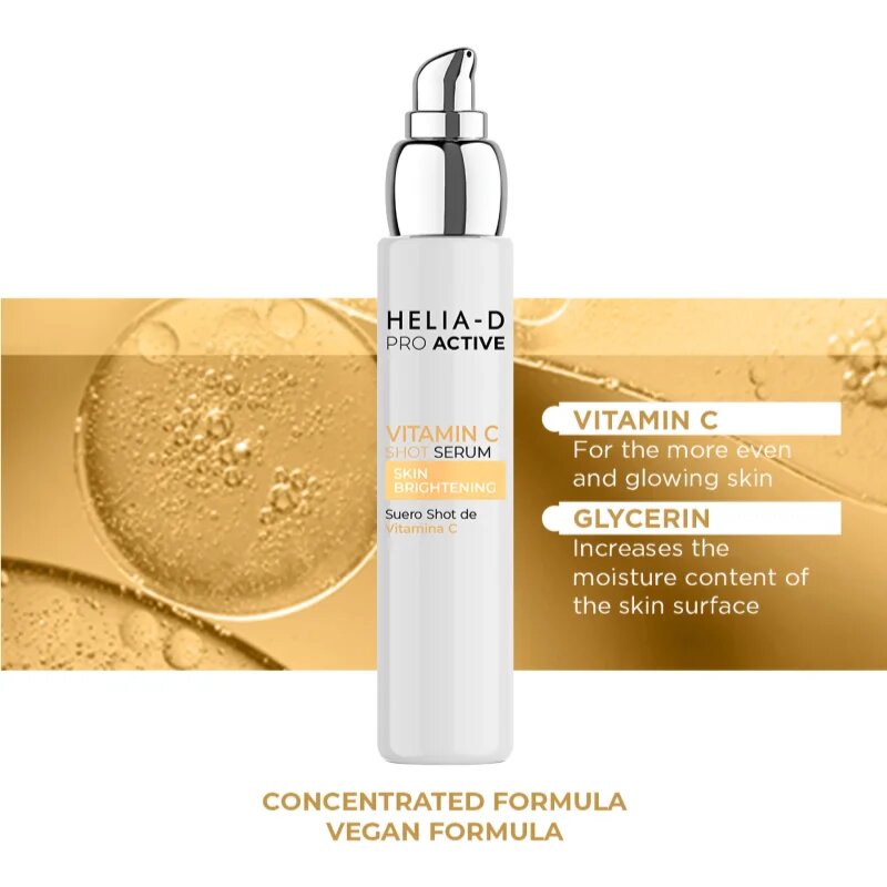 Helia-D Pro Active Vitamin C ser cu efect iluminator faciale 50 ml