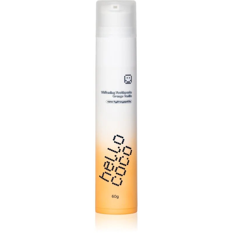 Hello Coco Toothpaste Orange Vanilla pasta de dinti pentru albire 60 g