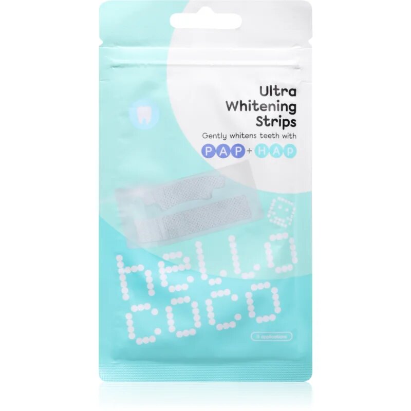 Hello Coco Ultra Whitening Strips benzi pentru ablirea dintilor 5 buc