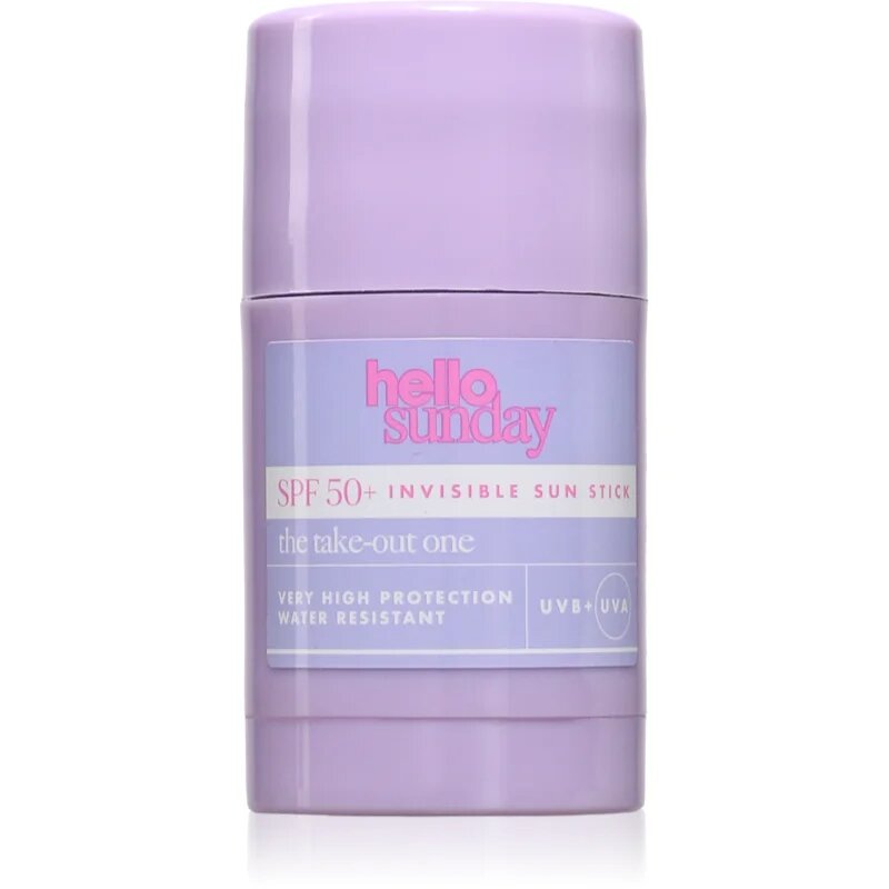 hello sunday the take-out one invisible sun stick stick hidratant protector SPF 50+ 25 g