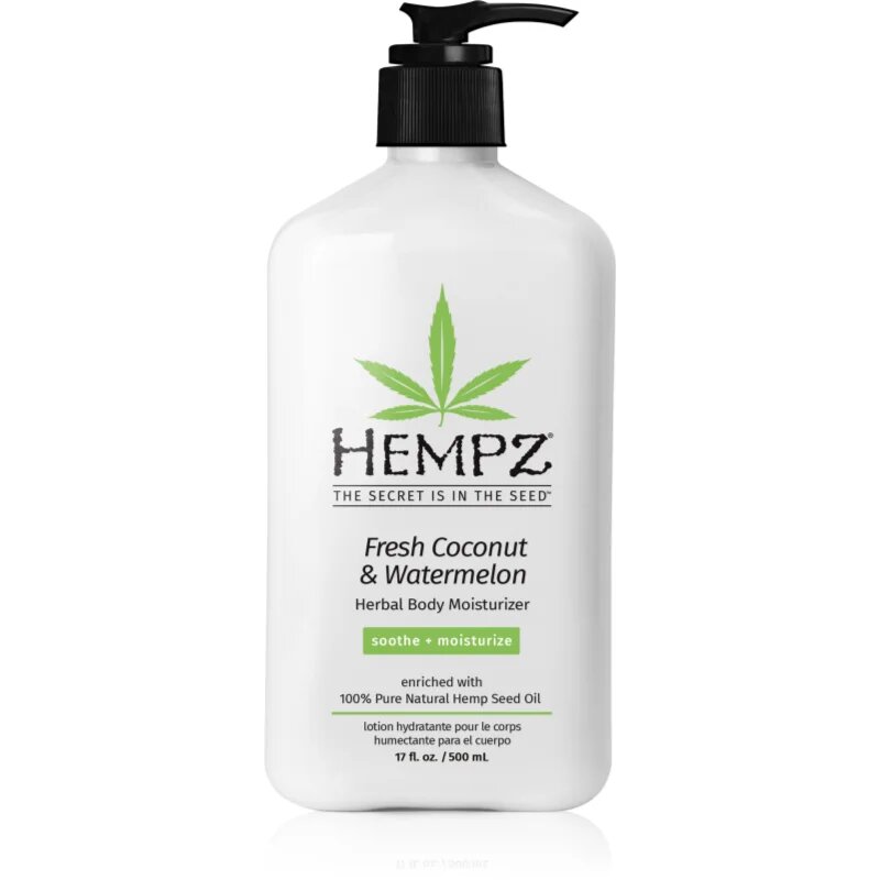 HEMPZ Fresh Coconut & Watermelon loțiune de corp hidratantă 500 ml