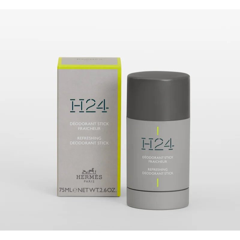 HERMÈS H24 Déodorant Stick Fraicheur deostick (spray fara alcool)(fara alcool) pentru bărbați 75 ml