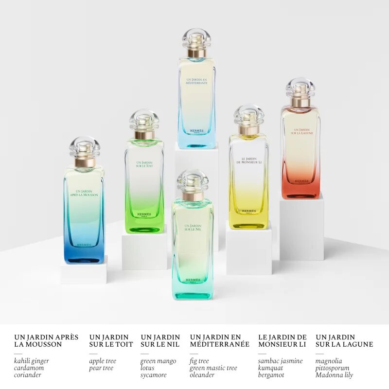 HERMÈS Parfums-Jardins Collection Un Jardin Sur La Lagune Eau de Toilette reincarcabil unisex 50 ml