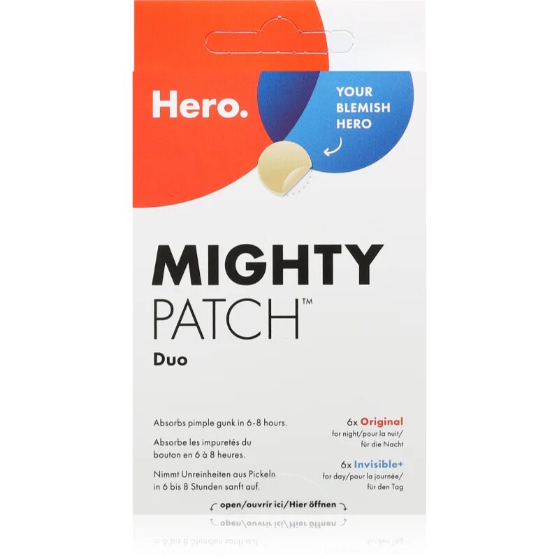 Hero Cosmetics Mighty Patch Duo plasture impotriva acneei 12 buc