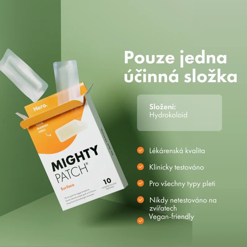 Hero Cosmetics Mighty Patch XL plasturi pentru piele problematică 10 buc
