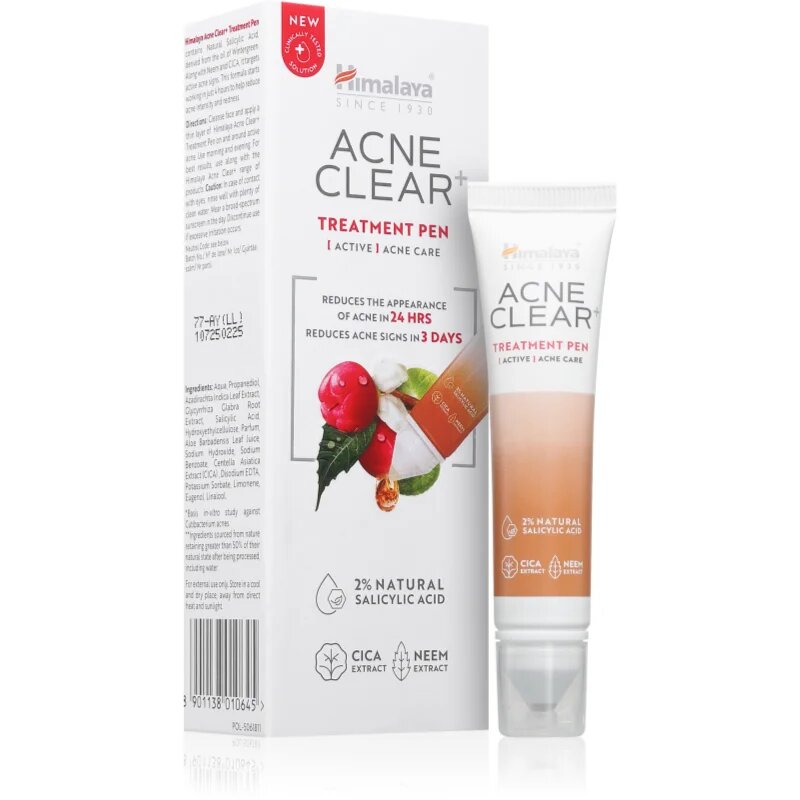 Himalaya Herbals Acne Clear+ Treatment Pen tratament topic pentru acnee 15 ml