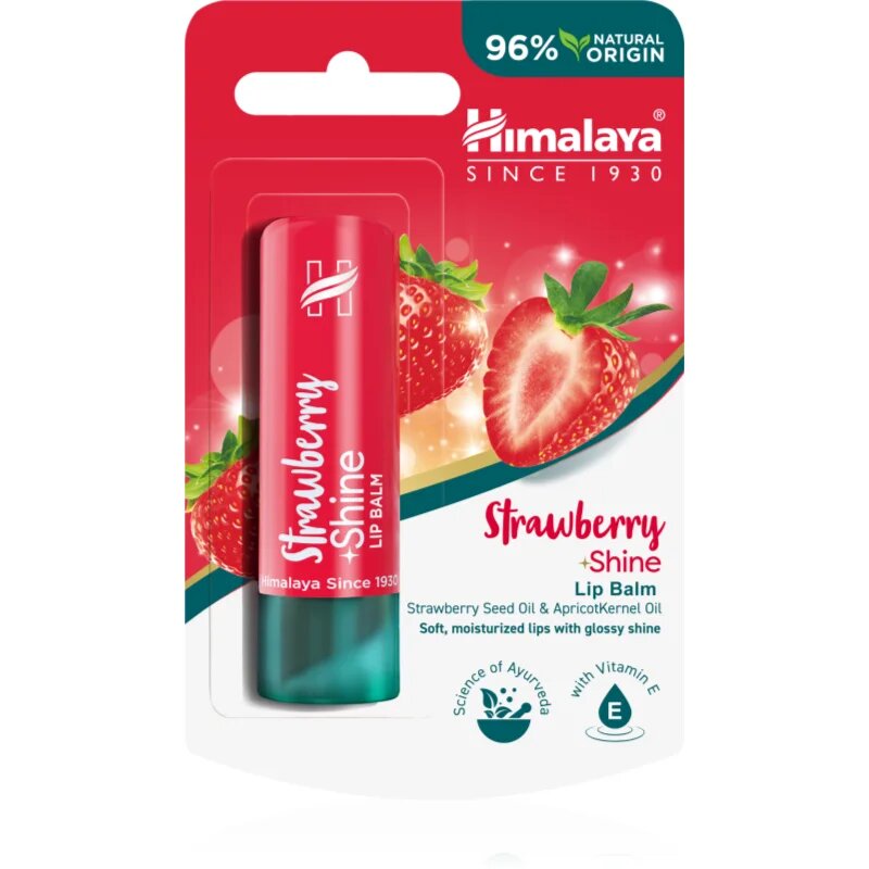 Himalaya Herbals Strawberry Shine balsam de buze cu aroma de capsuni 4.5 g