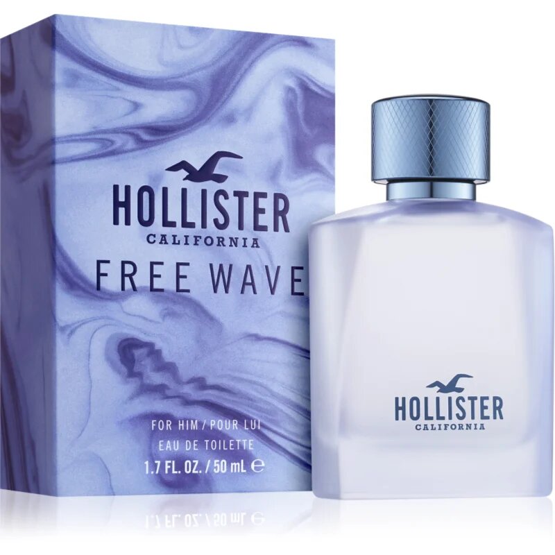 Hollister Free Wave Eau de Toilette pentru bărbați 50 ml