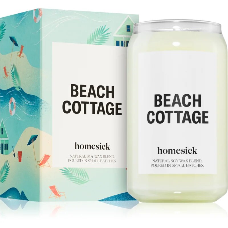 homesick Beach Cottage lumânare parfumată 390 g