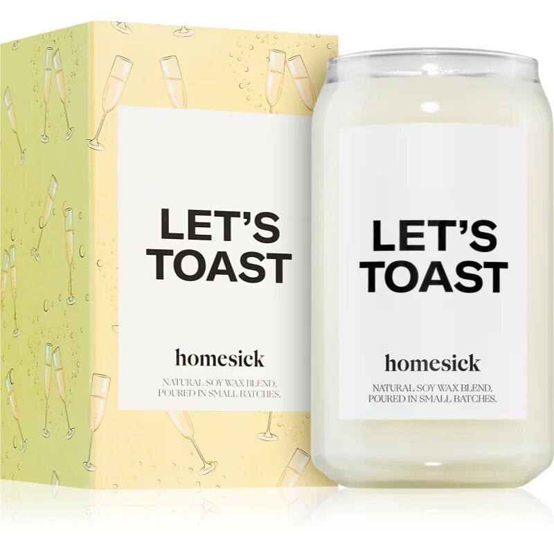 homesick Let's Toast lumânare parfumată 390 g