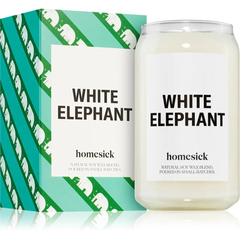 homesick White Elephant lumânare parfumată 390 g