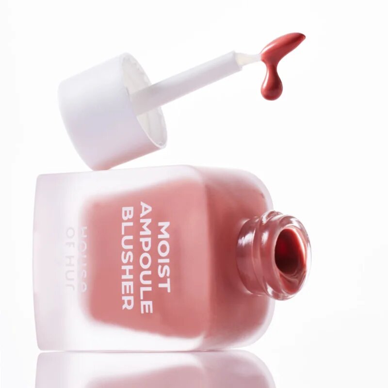 House of Hur Moist Ampoule Blusher fard de obraz lichid mini culoare 03 Rose Brown 10 ml