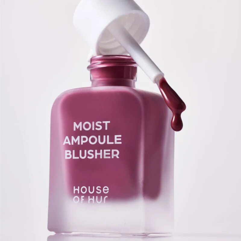 House of Hur Moist Ampoule Blusher fard de obraz lichid mini culoare 08 Berry Purple 10 ml