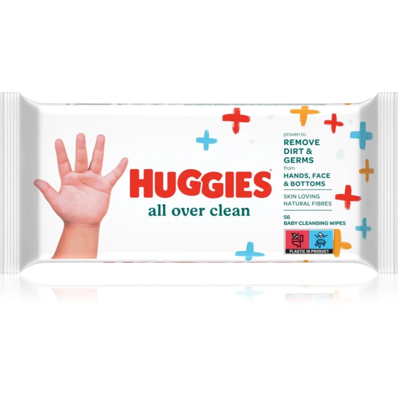 Huggies All Over Clean servetele pentru curatare pentru copii 56 buc