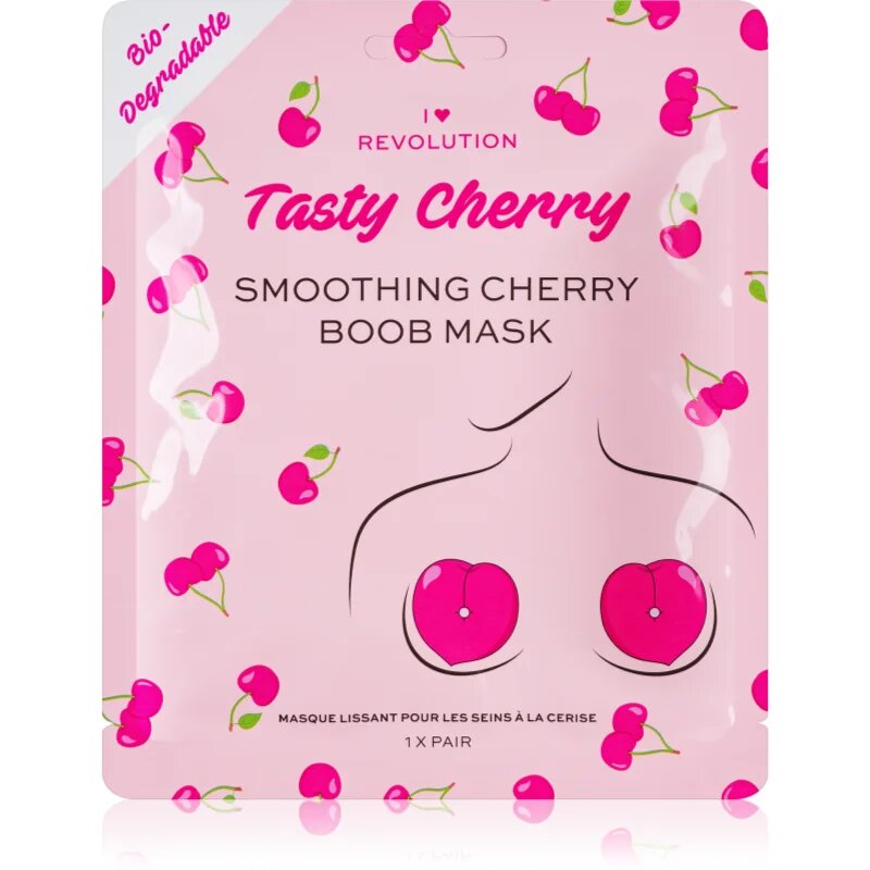 I Heart Revolution Tasty Cherry mască intensă cu hidrogel pentru un decolteu ferm 1 buc