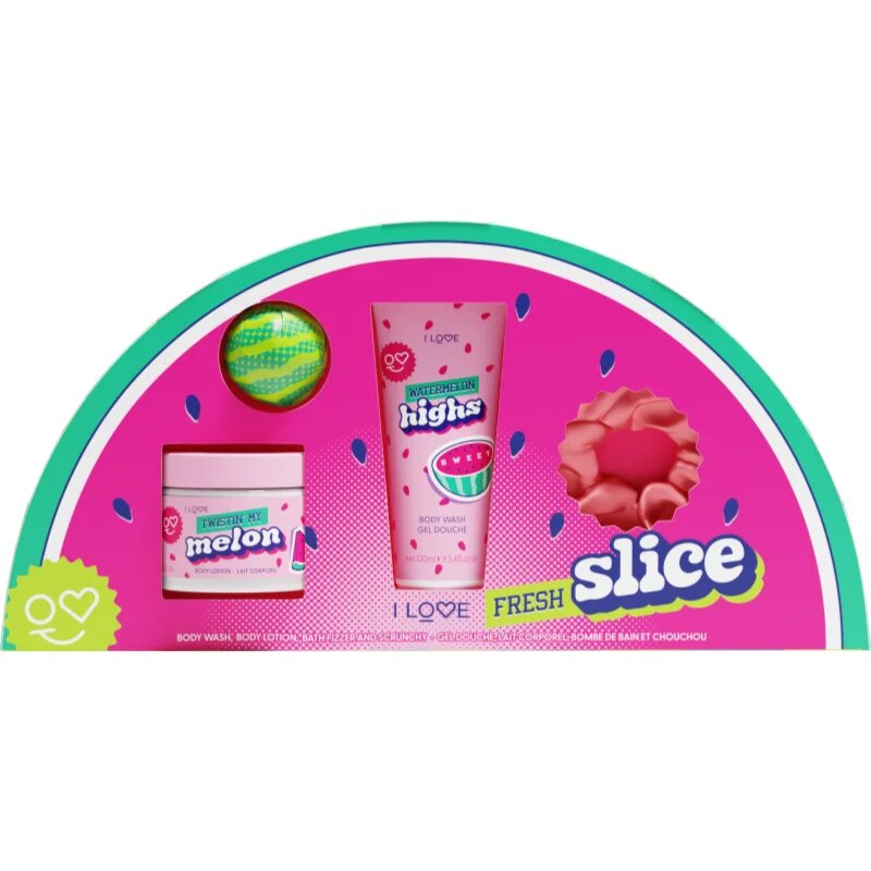 I Love Fresh Slice set cadou pentru baie