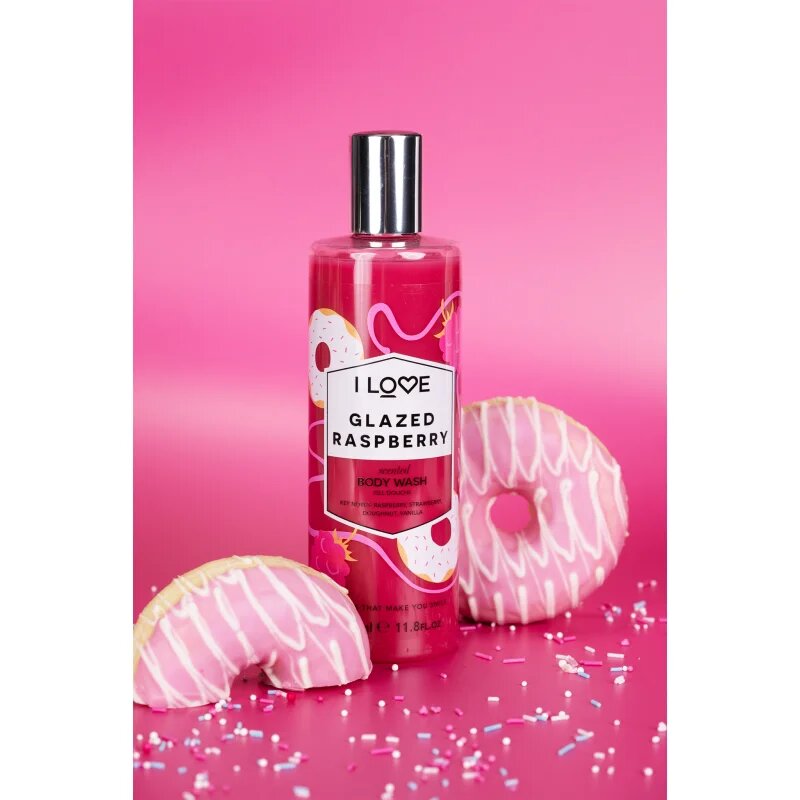 I Love Glazed Raspberry gel de duș 350 ml