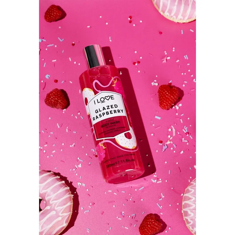 I Love Glazed Raspberry gel de duș 350 ml