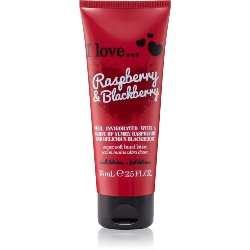 I Love Raspberry & Blackberry crema de maini 75 ml