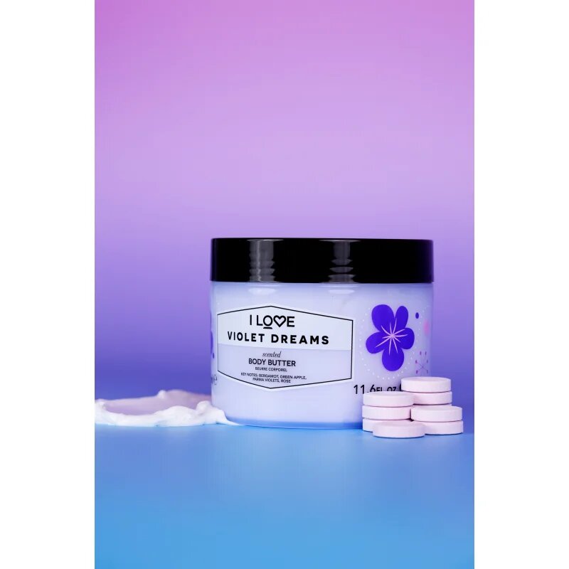 I Love Violet Dreams unt pentru corp 330 ml