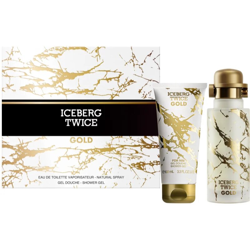 Iceberg Twice Gold set cadou pentru bărbați