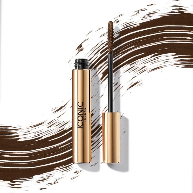 ICONIC London Triple Threat Mascara pentru volum si lungire culoare Brown 9 ml