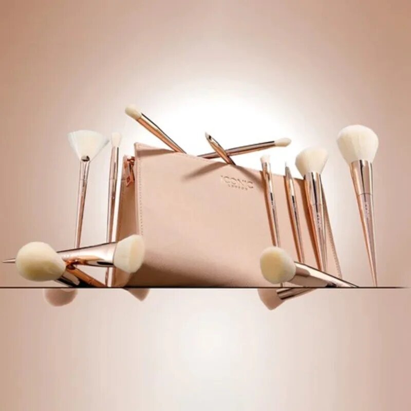 ICONIC London Ultimate Brush Set set de pensule cu geantă