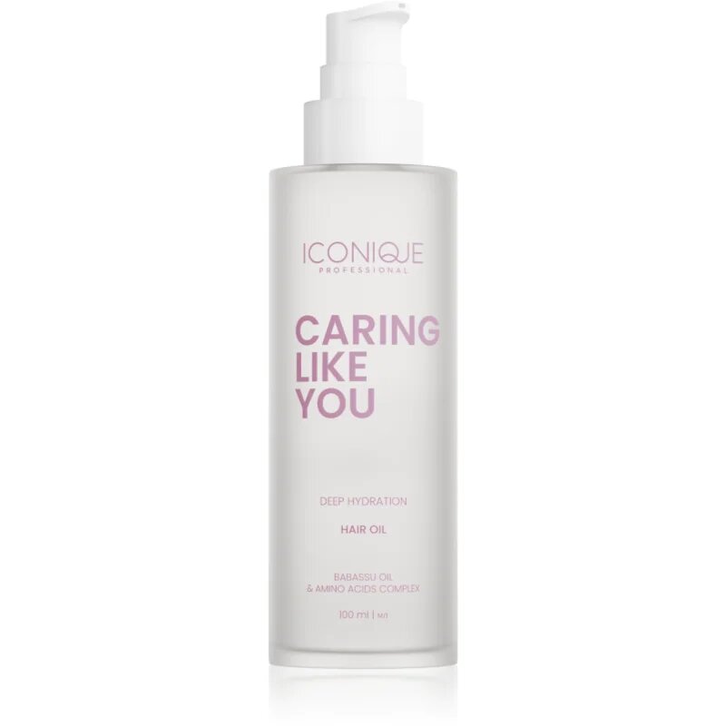 ICONIQUE Professional CARING LIKE YOU Deep Hydration ulei hidratant pentru păr uscat și deteriorat 100 ml