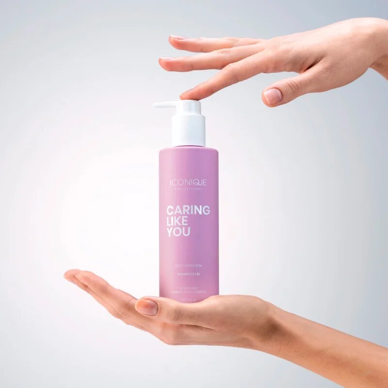 ICONIQUE Professional CARING LIKE YOU Set Shampoo 250 ml Conditioner 250 ml BrushArt Brush set cadou pentru par si scalp