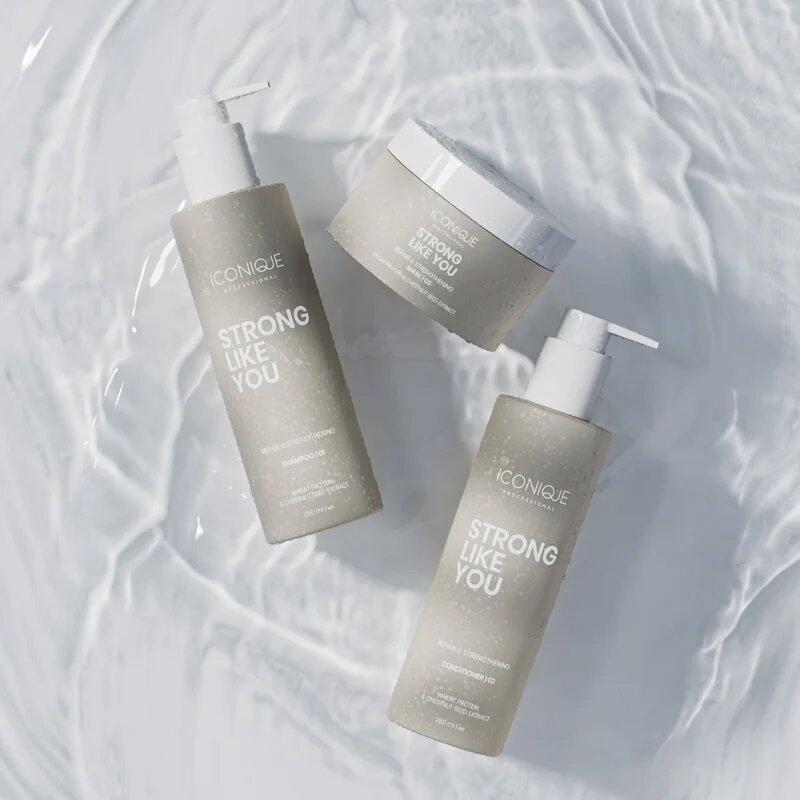 ICONIQUE Professional STRONG LIKE YOU Repair & Strengthening balsam pentru indreptare pentru par deteriorat 250 ml